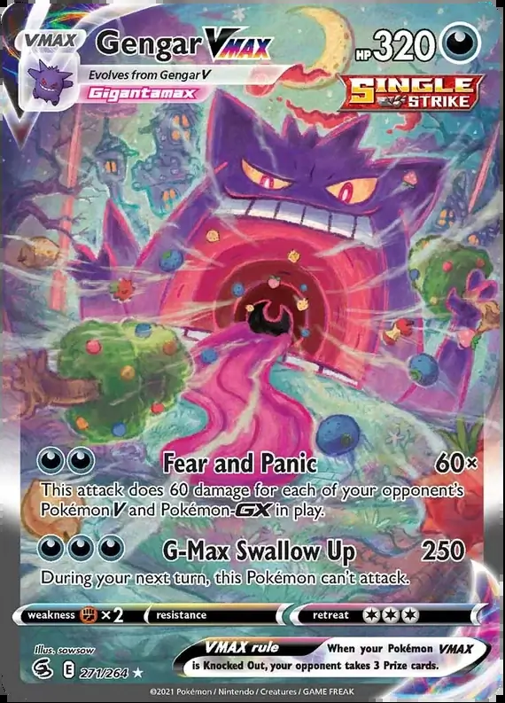 Gengar VMAX Rainbow